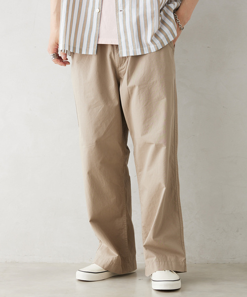 JOURNAL STANDARD relume(ジャーナルスタンダード レリューム)の「AMERICAN フェイドイージースラックス by スーピマコットン(スラックス・メンズ・グレー系その他/カーキ/ウッド/ブラックミックス・MEDIUM/LARGE)」の17枚目の写真