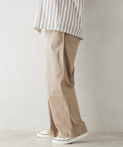 JOURNAL STANDARD relume(ジャーナルスタンダード レリューム)の「AMERICAN フェイドイージースラックス by スーピマコットン(スラックス・メンズ・グレー系その他/カーキ/ウッド/ブラックミックス・MEDIUM/LARGE)」の13枚目の写真