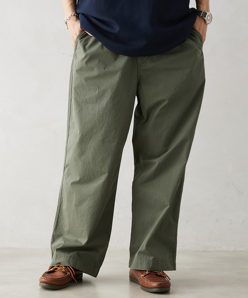 JOURNAL STANDARD relume(ジャーナルスタンダード レリューム)の「AMERICAN フェイドイージースラックス by スーピマコットン(スラックス・メンズ・グレー系その他/カーキ/ウッド/ブラックミックス・MEDIUM/LARGE)」の9枚目の写真