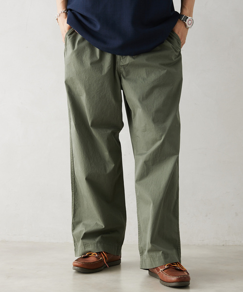 JOURNAL STANDARD relume(ジャーナルスタンダード レリューム)の「AMERICAN フェイドイージースラックス by スーピマコットン(スラックス・メンズ・グレー系その他/カーキ/ウッド/ブラックミックス・MEDIUM/LARGE)」の8枚目の写真