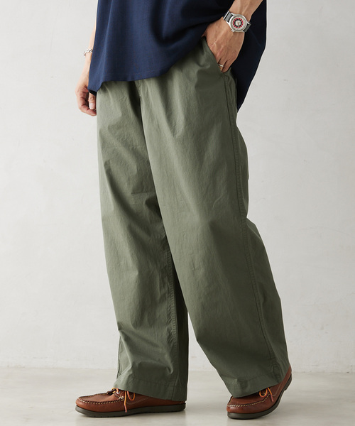 JOURNAL STANDARD relume(ジャーナルスタンダード レリューム)の「AMERICAN フェイドイージースラックス by スーピマコットン(スラックス・メンズ・グレー系その他/カーキ/ウッド/ブラックミックス・MEDIUM/LARGE)」の7枚目の写真