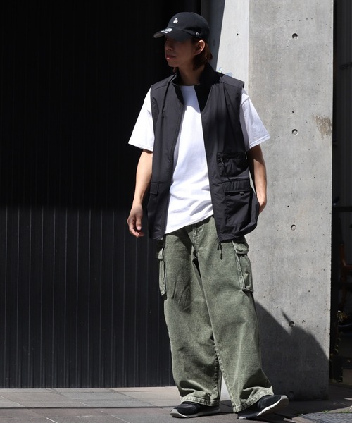 VISION STREET WEAR(ヴィジョンストリートウェア)の「【VISION STREET WEAR/ヴィジョンストリートウェア】ワイドカーゴ デニムパンツ(デニムパンツ・メンズ・サックスブルー/カーキ/レッド/レッド系その他/ブラック/ネイビー/パープル/グレー・M/LL/L)」の20枚目の写真