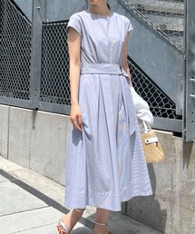 NOLLEY’S | 《セットアップ対応》サッカーストライプワンピース(ワンピース)