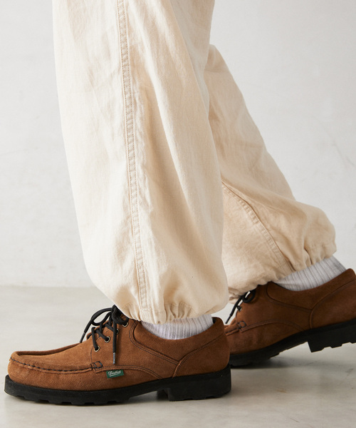 JOURNAL STANDARD relume（ジャーナルスタンダード　レリューム）の「HOUSE HOLD / ハウスホールド コットンリネンイージーカーゴパンツ（カーゴパンツ・メンズ・ブラック/アイボリー/サファリグリーン・LARGE/MEDIUM）」の16枚目の写真