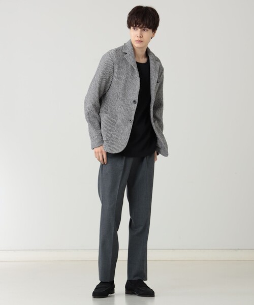 BEAMS HEART（ビームスハート）の「ハニカムニット 2ボタン ジャケット