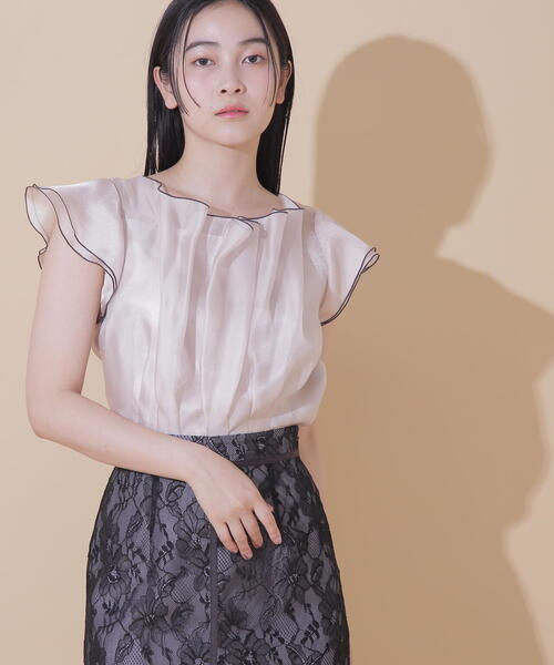 JILL by JILL STUART(ジルバイジルスチュアート)の「◇ラッフルメローブラウス(シャツ/ブラウス・レディース・ホワイト/ベージュ・FREE)」の18枚目の写真