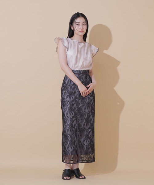 JILL by JILL STUART(ジルバイジルスチュアート)の「◇ラッフルメローブラウス(シャツ/ブラウス・レディース・ホワイト/ベージュ・FREE)」の21枚目の写真