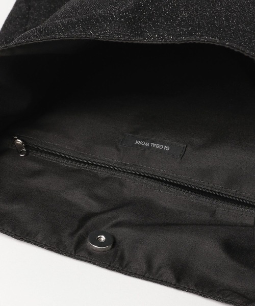 GLOBAL WORK(グローバルワーク)の「ラメシャーリング3WAYショルダー/120753(ショルダーバッグ・レディース・パープル/ブラック/シルバー/ブラウン/グリーン・ONE SIZE)」の8枚目の写真