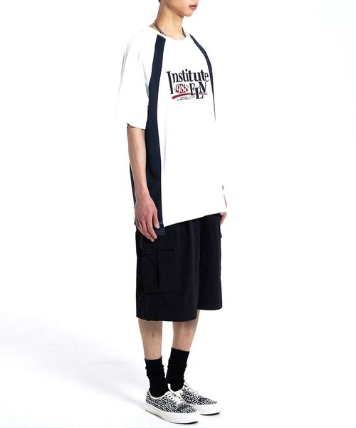 ALAND(エーランド)の「Filluminate/SIDE LINE T(Tシャツ/カットソー・メンズ・ブルー/ブラウン/ホワイト・MEDIUM/LARGE/SMALL)」の19枚目の写真