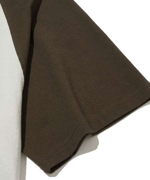 ALAND(エーランド)の「Filluminate/SIDE LINE T(Tシャツ/カットソー・メンズ・ブルー/ブラウン/ホワイト・MEDIUM/LARGE/SMALL)」の5枚目の写真