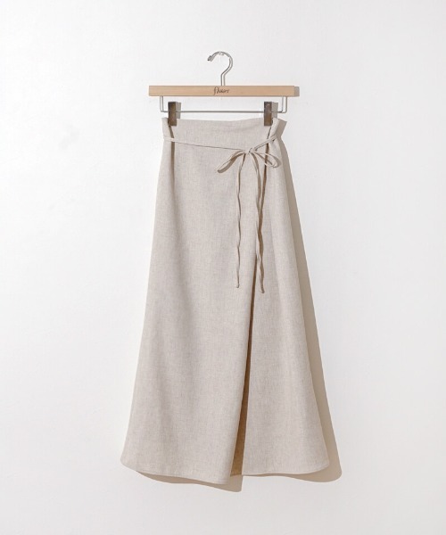 flower（フラワー）の「タックマーメイドスカート（スカート・レディース・ベージュ/グレー・FREE）」の16枚目の写真