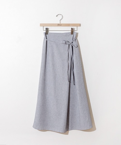 flower（フラワー）の「タックマーメイドスカート（スカート・レディース・ベージュ/グレー・FREE）」の17枚目の写真