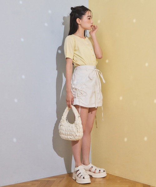 one after another NICE CLAUP(ワンアフターアナザーナイスクラップ)の「厚底グルカサンダル(サンダル・レディース・アイボリー/ブラック・S/L/M)」の22枚目の写真