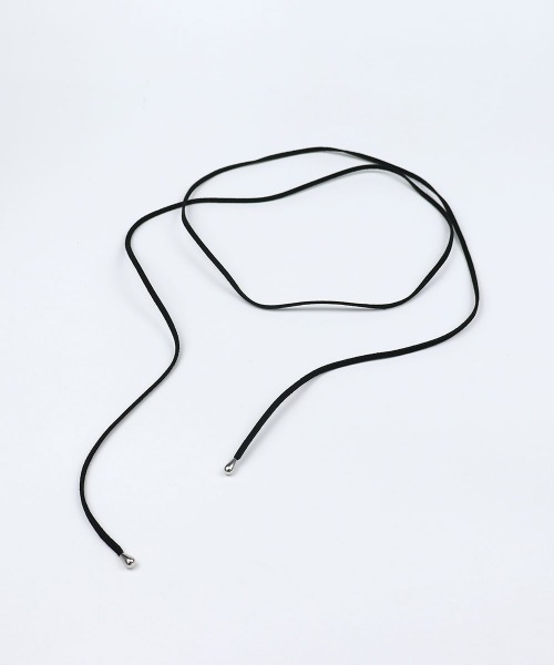 CEMONEMO（セモネモ）の「フェイクスウェード ロング チョーカー（チョーカー・レディース・ブラック・FREE）」の5枚目の写真