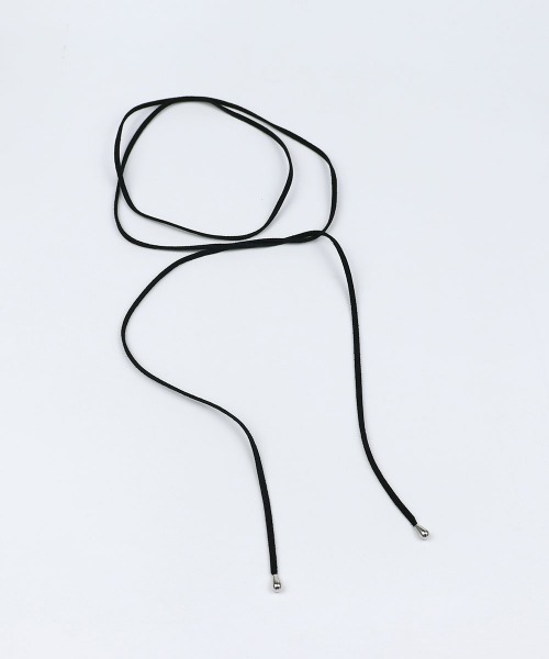 CEMONEMO（セモネモ）の「フェイクスウェード ロング チョーカー（チョーカー・レディース・ブラック・FREE）」の7枚目の写真