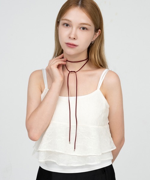 CEMONEMO(セモネモ)の「フェイクスウェード ロング チョーカー(チョーカー・レディース・ブラック・FREE)」の19枚目の写真
