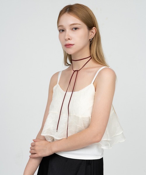 CEMONEMO(セモネモ)の「フェイクスウェード ロング チョーカー(チョーカー・レディース・ブラック・FREE)」の20枚目の写真