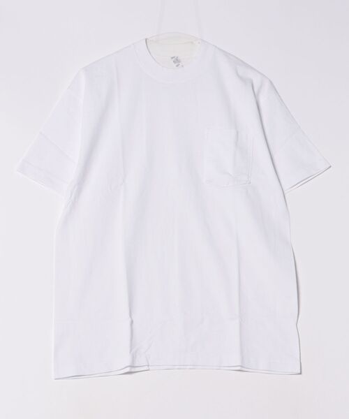 LOS ANGELES APPAREL(ロサンゼルスアパレル)の「【z】【LOS ANGELES APPAREL】6.5oz Garment Dye CrewNeck Pocket T(Tシャツ/カットソー・レディース・ブラック/ホワイト・LARGE/SMALL/MEDIUM/X-LARGE)」の2枚目の写真