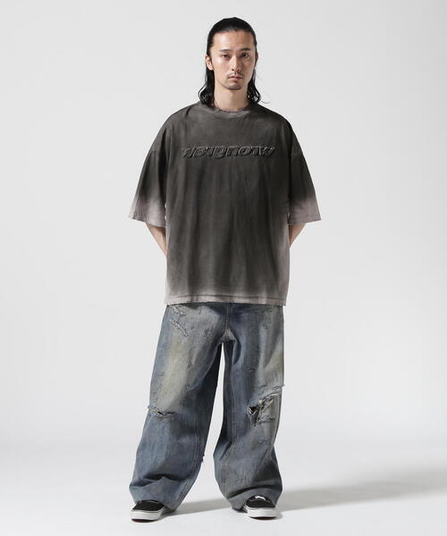 DANKE SCHON(ダンケシェーン)の「DankeSchon/ダンケシェーン/PIGMENT SPRAYING WRONGWAR S(Tシャツ/カットソー・レディース・ブラック/グレー・L/M)」の22枚目の写真