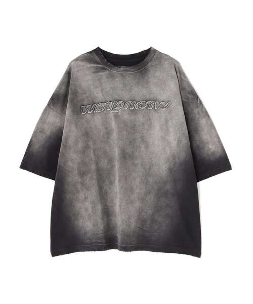 DANKE SCHON(ダンケシェーン)の「DankeSchon/ダンケシェーン/PIGMENT SPRAYING WRONGWAR S(Tシャツ/カットソー・レディース・ブラック/グレー・L/M)」の2枚目の写真