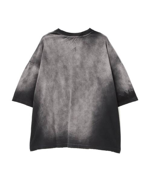 DANKE SCHON(ダンケシェーン)の「DankeSchon/ダンケシェーン/PIGMENT SPRAYING WRONGWAR S(Tシャツ/カットソー・レディース・ブラック/グレー・L/M)」の3枚目の写真