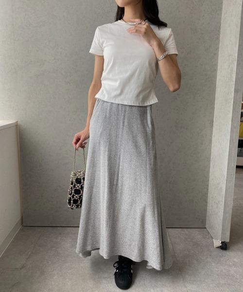 MYMOOD.(マイムード)の「サイドシャーリングTシャツ(Tシャツ/カットソー・レディース・ホワイト/オートミール/ブラック/グレー・FREE)」の14枚目の写真