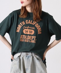 カレッジプリント半袖Tシャツ