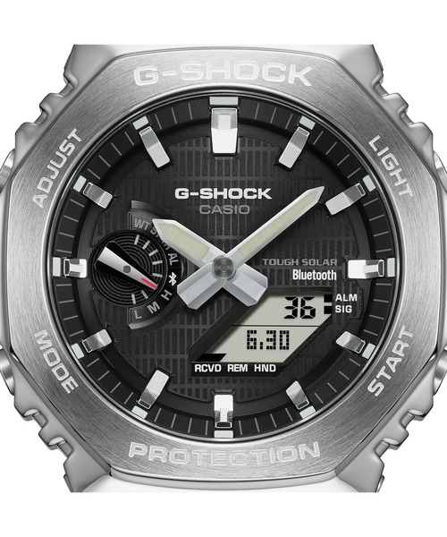 美品 Gショック G-SHOCK GBM-2100-1AJF メタルカバー G-SHOCK （保護フィルム付き）Gショック アナデジ 腕時計 メンズ
