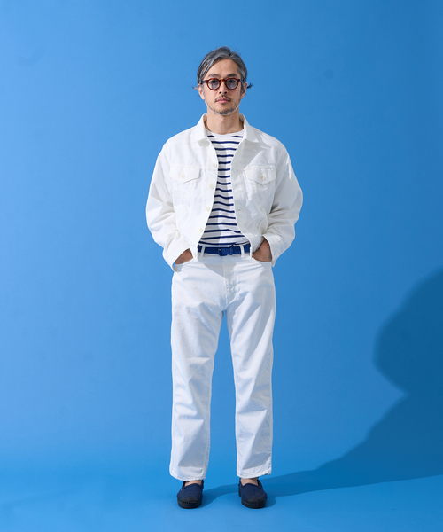 EDIFICE（エディフィス）の「BUREAU (ビューロー) WHITE 5PKT PANTS（デニムパンツ・メンズ・ホワイト・MEDIUM/LARGE）」の2枚目の写真