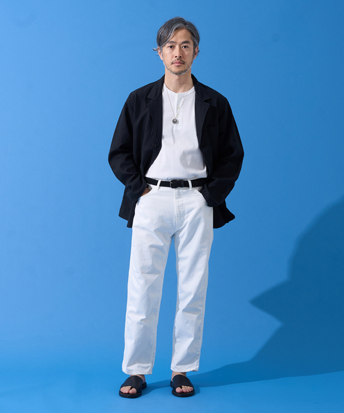 EDIFICE（エディフィス）の「BUREAU (ビューロー) WHITE 5PKT PANTS（デニムパンツ・メンズ・ホワイト・MEDIUM/LARGE）」の4枚目の写真