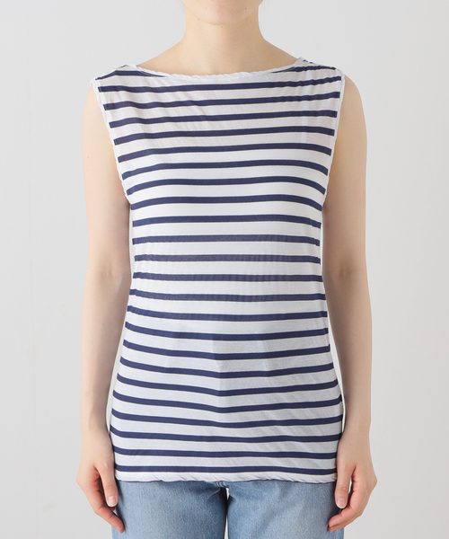 セール】80/1GASSシアーノースリーブトップス（タンクトップ）｜IENA