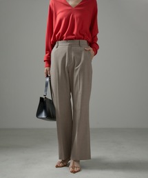 コンフォートスラックスパンツ 無地/ストライプ【セットアップ対応】