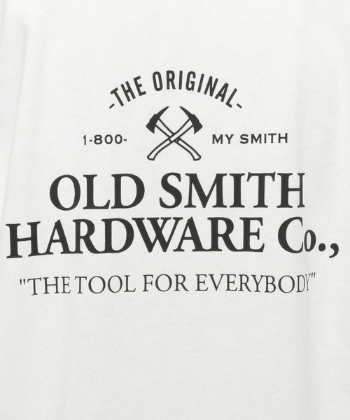 niko and...（ニコアンド）の「【OLD SMITH(オールドスミス)】Ｔシャツ（Tシャツ/カットソー・メンズ・ブラック/ホワイト・MEDIUM/LARGE）」の18枚目の写真