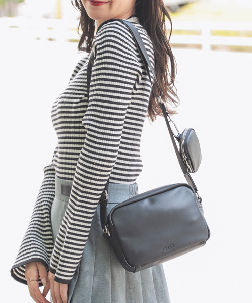 Honeys（ハニーズ）の「ポーチ付きミニショルダーバッグ（ショルダー