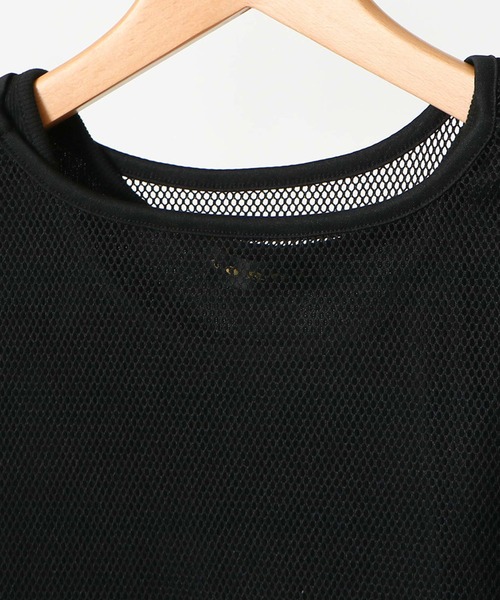 GORGE(ゴージ)の「《メッシュ×タンクSET》レディース シアートップス ドロスト付き 重ね着 春夏秋(その他トップス・レディース・オフホワイト/ブラック・F)」の7枚目の写真