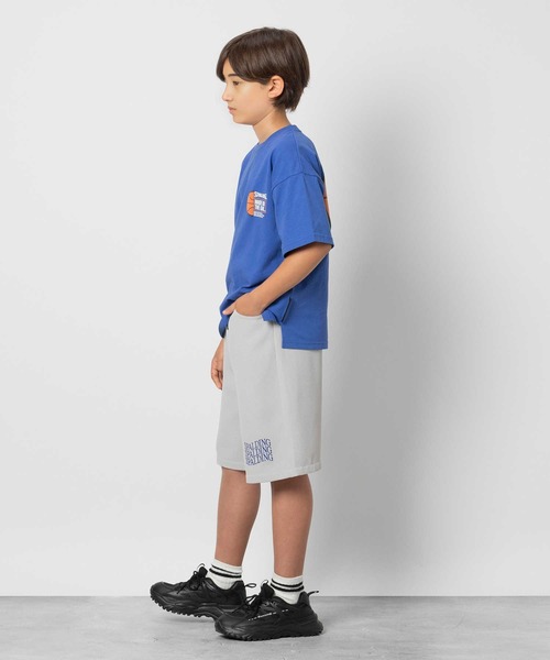 Right-on(ライトオン)の「SPALDING(スポルディング)発泡プリント半袖Tシャツ(Tシャツ/カットソー・キッズ・ブルー/ホワイト・130/140/150/160)」の4枚目の写真