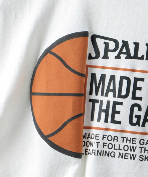 Right-on(ライトオン)の「SPALDING(スポルディング)発泡プリント半袖Tシャツ(Tシャツ/カットソー・キッズ・ブルー/ホワイト・130/140/150/160)」の14枚目の写真