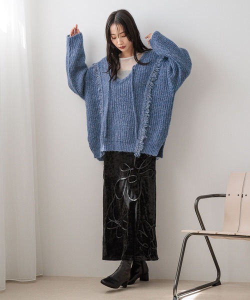 LOWRYS FARM(ローリーズファーム)の「ストレッチヒールブーツ 140507(ブーツ・レディース・アイボリー/ブラック/シルバー・MEDIUM/LARGE)」の19枚目の写真