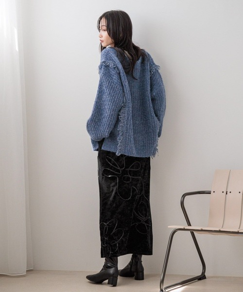 LOWRYS FARM(ローリーズファーム)の「ストレッチヒールブーツ 140507(ブーツ・レディース・アイボリー/ブラック/シルバー・MEDIUM/LARGE)」の20枚目の写真