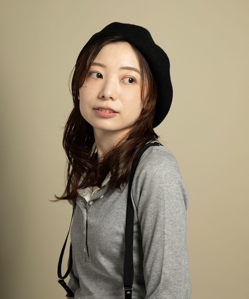 CA4LA（カシラ）の「DANNY（ハンチング/ベレー帽・レディース・チャコールグレー/ブラック/ホワイト/ブルー・ONESIZE）」の13枚目の写真