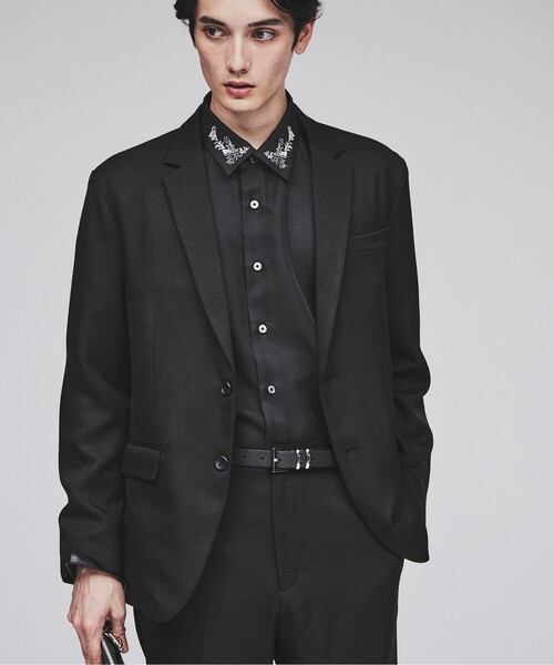 tk.TAKEO KIKUCHI（ティーケータケオキクチ）の「◆【上下2点セット】エステルサージセットアップ/ビジネス対応可（セットアップ・メンズ・チャコール/ブラック/ネイビー系5・01/02/03/04）」の8枚目の写真