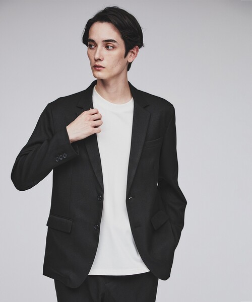 tk.TAKEO KIKUCHI（ティーケータケオキクチ）の「◆【上下2点セット】エステルサージセットアップ/ビジネス対応可（セットアップ・メンズ・チャコール/ブラック/ネイビー系5・01/02/03/04）」の10枚目の写真