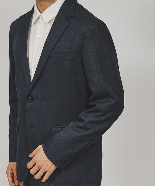 tk.TAKEO KIKUCHI（ティーケータケオキクチ）の「◆【上下2点セット】エステルサージセットアップ/ビジネス対応可（セットアップ・メンズ・チャコール/ブラック/ネイビー系5・01/02/03/04）」の15枚目の写真