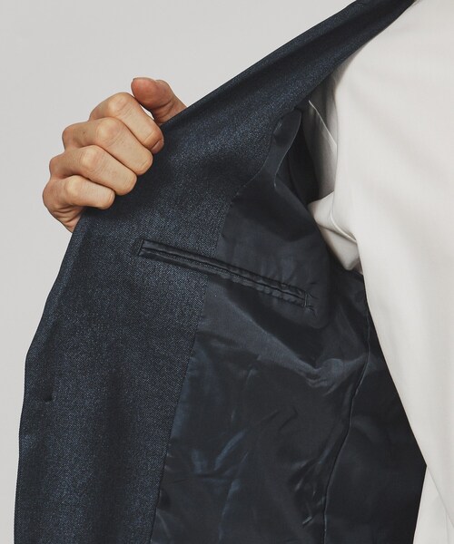 tk.TAKEO KIKUCHI（ティーケータケオキクチ）の「◆【上下2点セット】エステルサージセットアップ/ビジネス対応可（セットアップ・メンズ・チャコール/ブラック/ネイビー系5・01/02/03/04）」の19枚目の写真