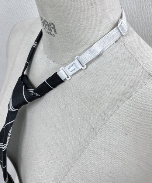 LADY LIKE(レディライク)の「2点セット ネクタイ付きショートブラウス(シャツ/ブラウス・レディース・ホワイト/ブルー・M)」の13枚目の写真