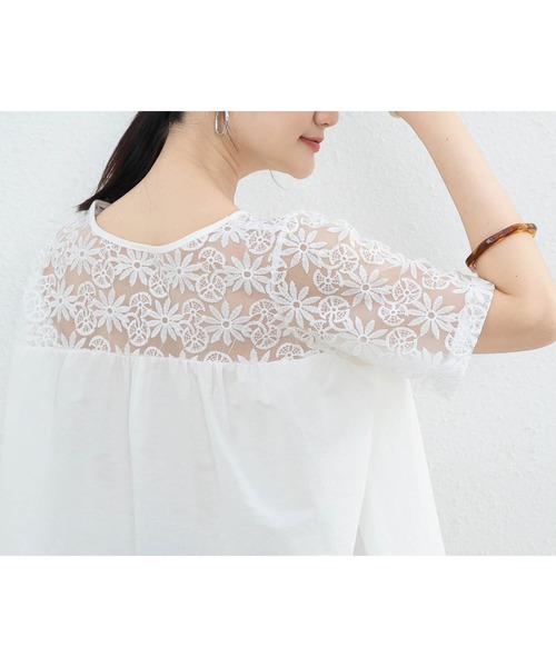 セール】チュニック ブラウス 夏 トップス 半袖 レディース T