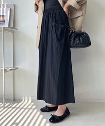 AS KNOW AS plus | ◇ダブルポケット付き ドロストスカート(スカート)