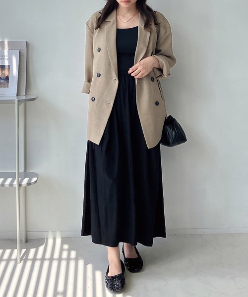 AS KNOW AS plus（アズノゥアズプラス）の「◇ダブルポケット付き ドロストスカート（スカート・レディース・ブラック系/グレー系/ブラック/カーキ・FREE）」の17枚目の写真