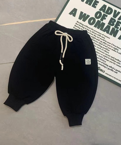 aimoha（アイモハ）の「【aimoha-KIDS-】スウェットパンツ（スウェットパンツ・キッズ・グレー/ブラック/チョコ/ブラウン/ダークグレー・90/100/110/120/130）」の2枚目の写真