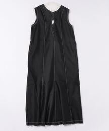 ANOGH（アノフ）の「BICOLOR STITCHFRONT  DESIGN DRESS（ワンピース）」